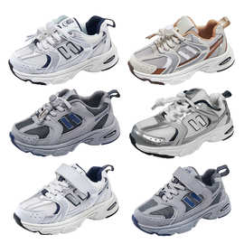 儿童运动鞋四季款网面女童530老爹鞋舒适轻便男童休闲跑步鞋批发