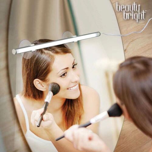 LED mirror headlight Beauty Bright no punching makeup mirror lamp makeup strip light mirror cabinet bedside wall lamp