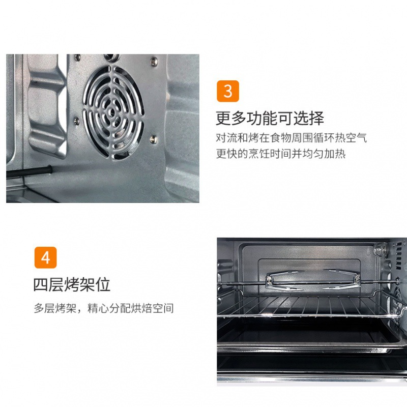 KS26 de gran capacidad automática multifunción de aire libre de aceite de aire eléctrico freidora horno inteligente