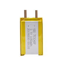 ܛ��늳� 3.7V 753048P�ɳ��늳�1050mahС����ͶӰ�x�S��ֱ�N