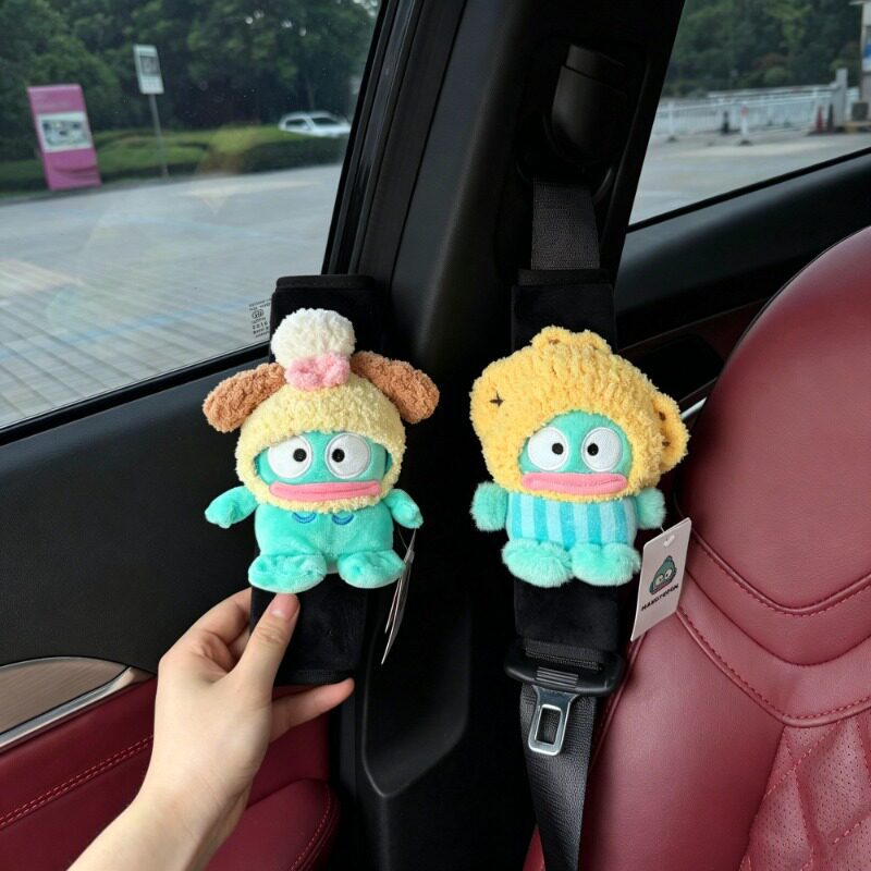 Authentic Ugly Fish Hanton Car Seatbelt Shoulder Pad, Car Interior Accessory, Seatbelt Decorative Doll, New Car Gift