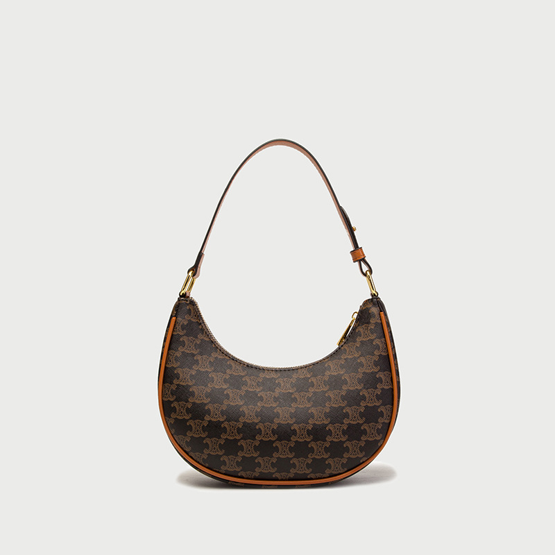 2025 New Retro Triumph Underarm Bag Crossbody Moon Fashion Monogram Shoulder Bag Baguette Summer Vintage - Thumbnail 2