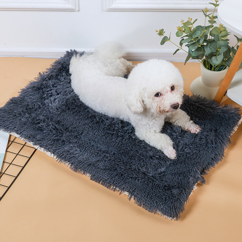 Cat and Dog Sleeping Blanket Plush Pet Mat Double Layer Warm Pet Blanket for Small, Medium, and Large Pets