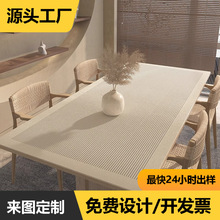 侘寂风餐桌垫防水防油pvc桌布免洗防烫隔热垫轻奢高级感茶几台布