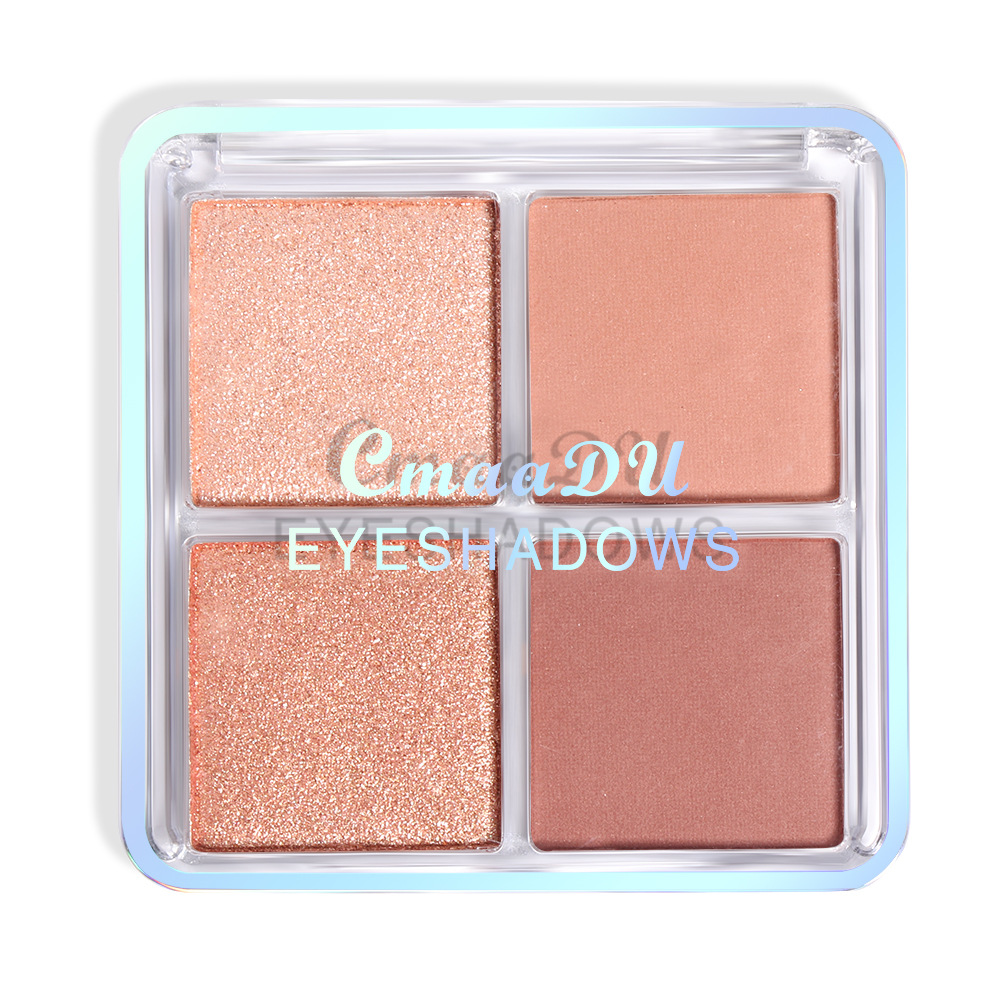 Check it out! Link Disclaimer - Exclusive for foreign trade :CmaaDU 4-color Eyeshadow matte Pearlescent Eyeshadow palette undefined