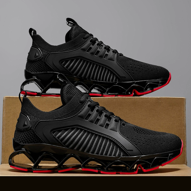 Мужские повседневные спортивные кроссовки 2025 Blade большого размера, удобные кроссовки на шнуровке для прогулок, подходят для всех сезонов