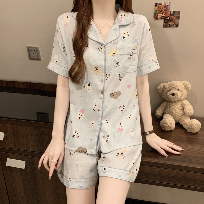 더블 쇼트 012#블루 스타 개