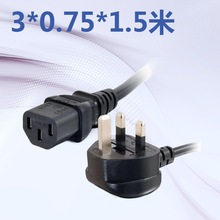 C2G 88512 1.5��Ӣ���Դ��IEC C13��BS1363 3Ӣ��ˮ�������Դ��