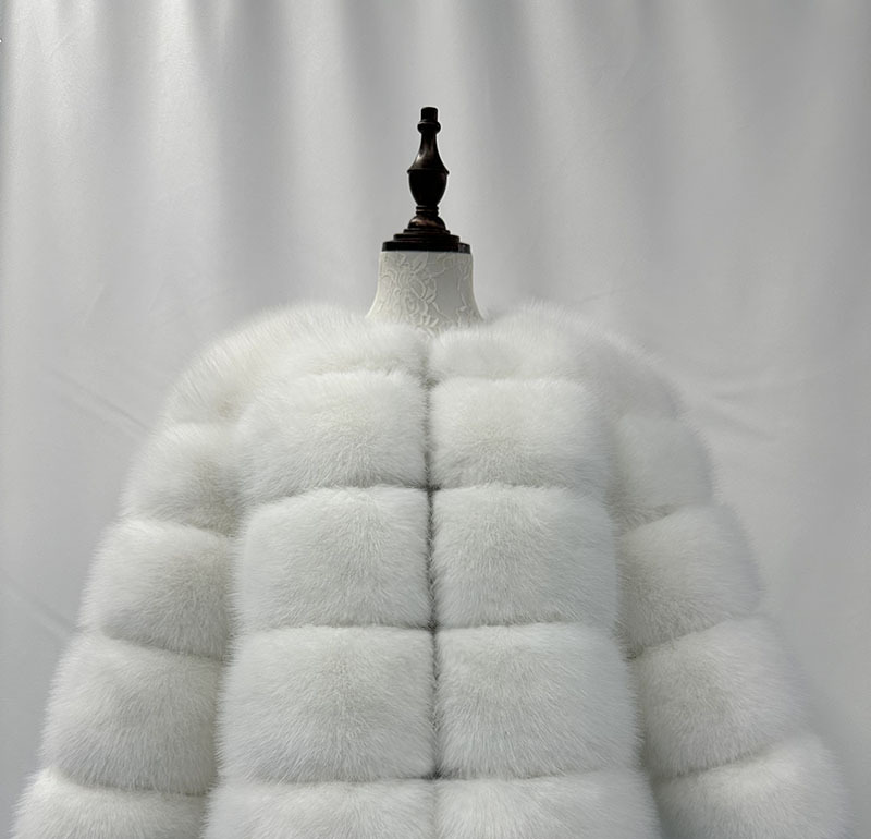 Damenbekleidung Pelz Spleißen Pelzmantel Damen Stil Casual Langarm Winter Warm Pelzmantel_voghion.com