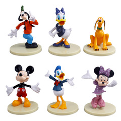 ミッキーワンダフルハウスミッキーマウスミニードナルドダックデイジーダックグーフィーアニメハンドモデルケーキデコレーション人形