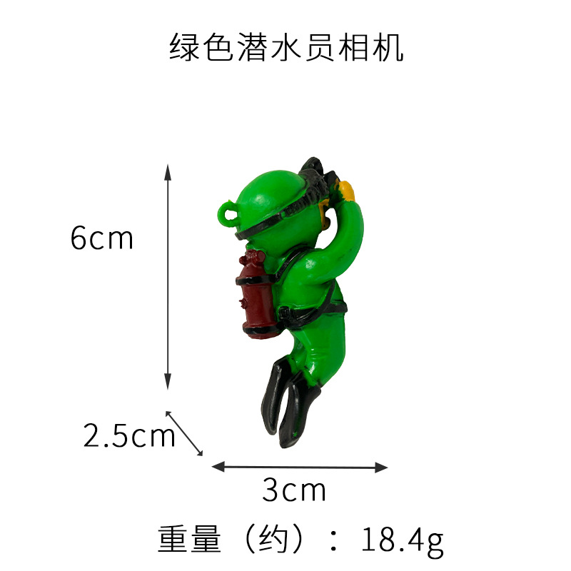 카메라와 그린 다이버 (라인과 볼)