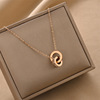 Elite fashionable necklace stainless steel, chain for key bag , European style, simple and elegant design, does not fade, wholesale