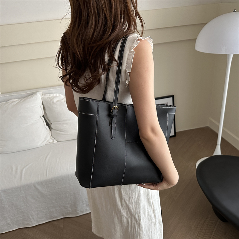 Bolso retro 2024 nuevo estilo de trabajo bolso de viaje de moda alta calidad de hombro versátil bolso de gran capacidad