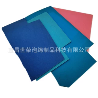 定制 波浪形黑色彩色海绵包装垫 减震内托水果垫黄桃包装海绵片