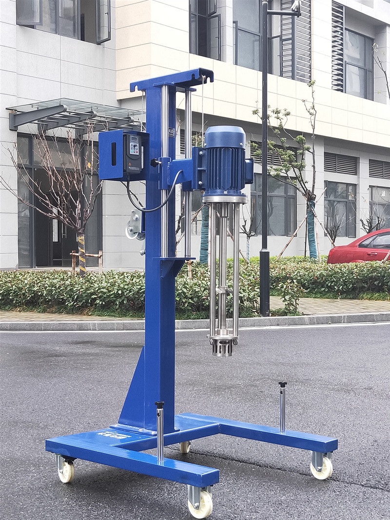 齐威高剪切均质搅拌乳化机分散3KW剪切均质机混合纳米级高速研磨