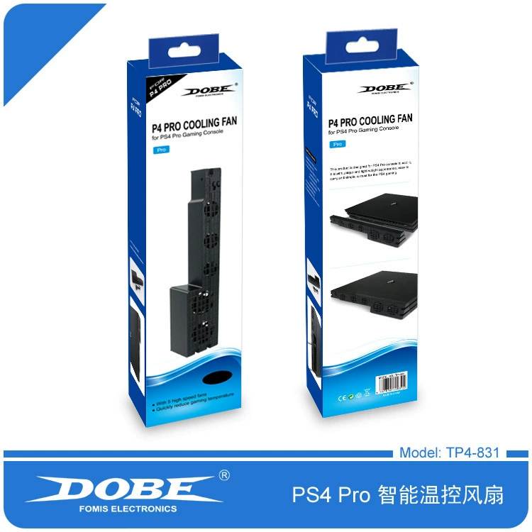 Охлаждающий вентилятор для PS4 Pro, контроль температуры, умный вентилятор охлаждения задний вентилятор TP4-831