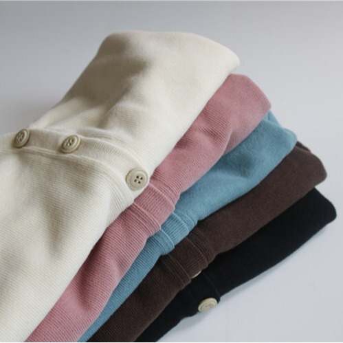 Forest Map Children's Crewneck Knit Spring and Autumn Outerwear Korean Style Loose Long-Sleeve Solid Color Versatile for Young Children