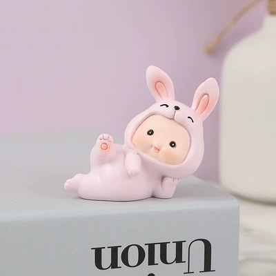Desktop Decorations Cartoon Birthday – Car ornaments - pink