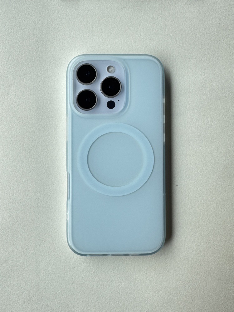 Mono de succión magnética-Nuevo cielo azul-borde lateral mate on