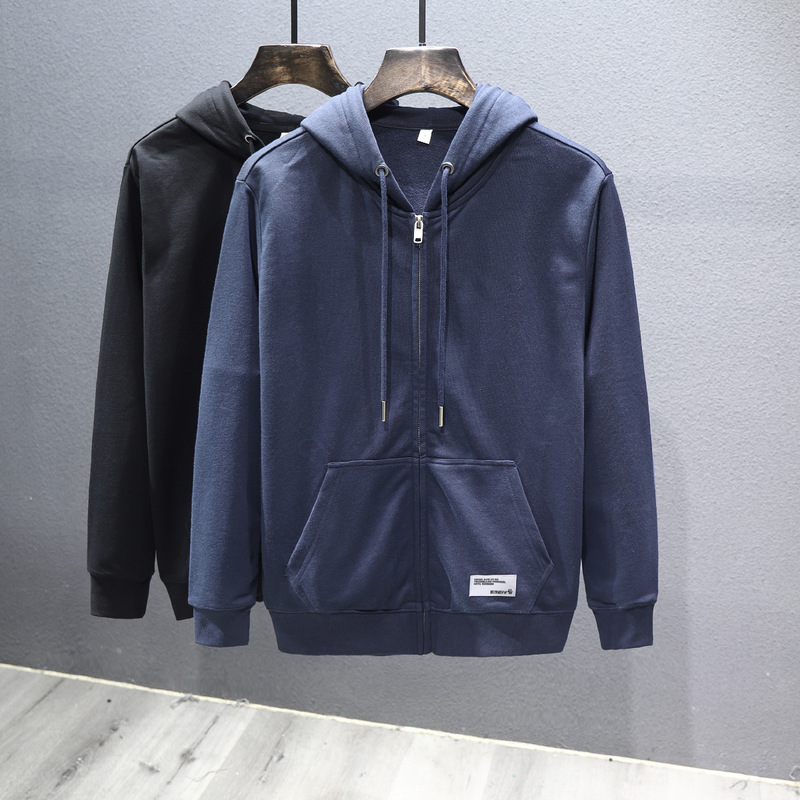 Autumn and Winter Zipper Sweater Men's Trendy 2021 New Hooded Sports Casual Cardigan Jacket Loose Straight Hoodie Autumn and Winter Zipper Sweater Men's Trendy 2021 New Hooded Sports Casual Cardigan Jacket Loose Straight Hoodie