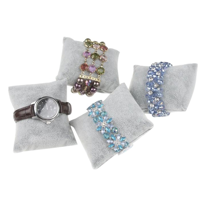 Flannel small pillow bracelet bracelet head flower hair ring storage display props manufacturers wholesale