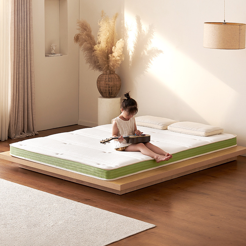 Wz Xiongxiong Kidsren's Mattress 8-Year-Old Kidsren's Mattress 0 Formaldehyde Natural S-Shaped Fine Jute Mattress Tatami Special