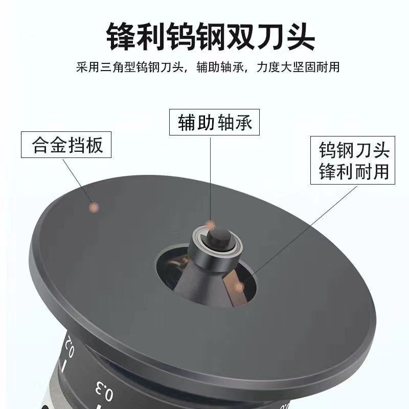 气动倒角机C角R角45度木工封边毛刺修边手持式迷你小型倒角器神器|undefined