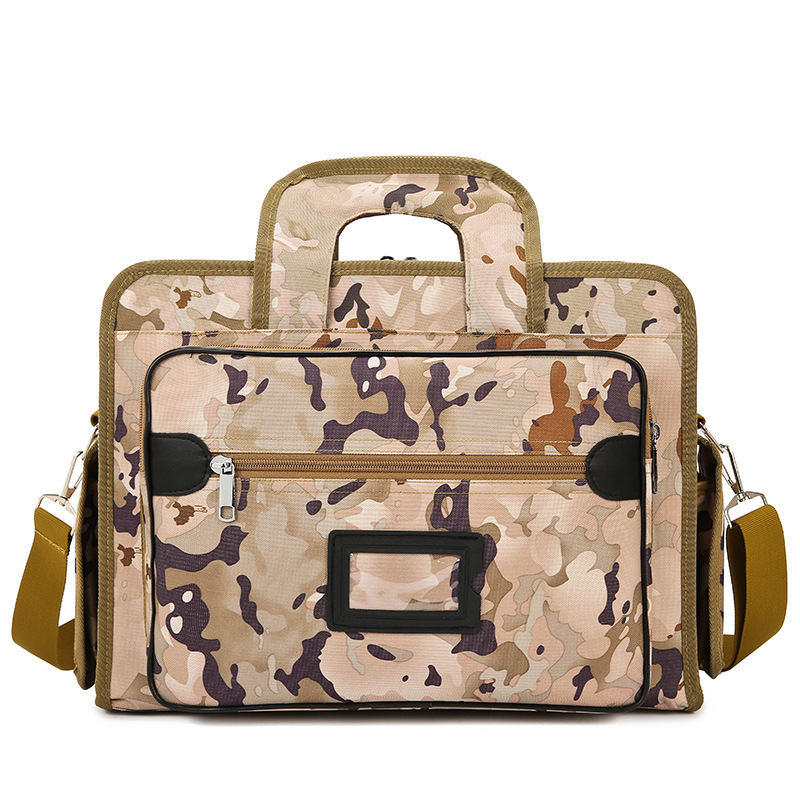 Bolso táctico al aire libre de tendencia maletín portátil resistente al desgaste de gran capacidad multicapa de almacenamiento de un solo hombro bolso de computadora portátil