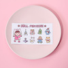 Cartoon glass, waterproof sticker, laptop PVC with glass for elementary school students, South Korea