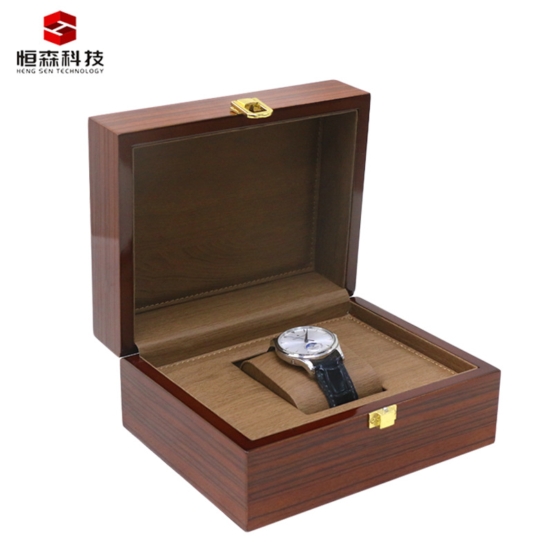 High-End Watch Box, Jewelry Box, Lacquered Wooden Box, Piano Lacquer Watch Box, 2-Slot Watch Box, Watch Box Manufacturer Wholesale