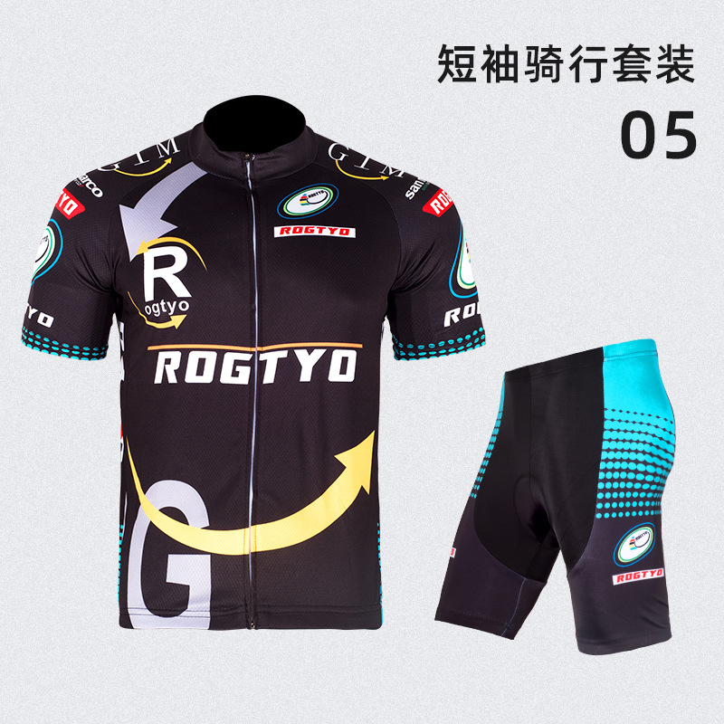 traje de ciclismo conjunto de verano mangas cortas pantalones cortos hombres y mujeres carretera de montaña ropa de ciclismo secado rápido uniforme de equipo de ciclismo