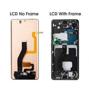 Suitable for Samsung S21 Screen Assembly G9910 Lcd Screen Touch Screen Internal and External Integrated Screen Mobile Phone Screen Display