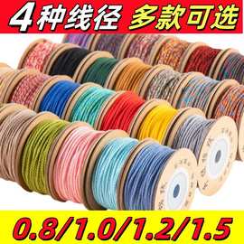 手搓棉线藏式编绳0.8-1.5文玩diy手搓棉繩编织绳藏式手搓绵线藏绳