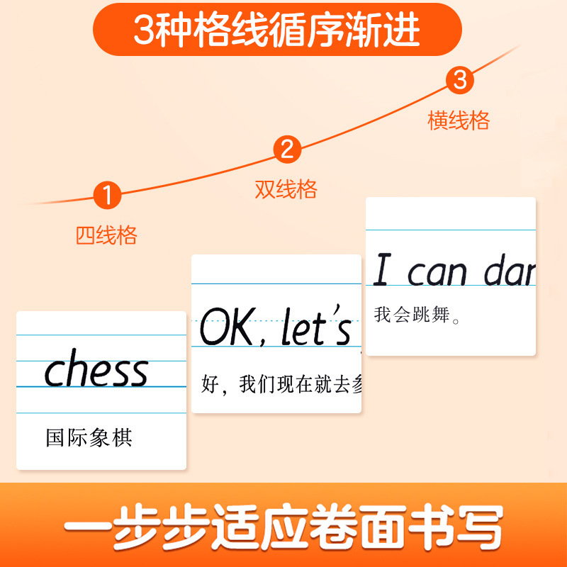 華夏万巻衡水体英語字帖七八九年級上下巻中学校英語同期字帖衡水体|undefined