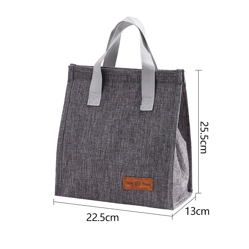 Sample Nordic-Style Simple Thickened Aluminum Foil Lunch Box Bag, Portable Lunch Bag, Large Capacity Insulated Bag for Office Workers to Carry Meals