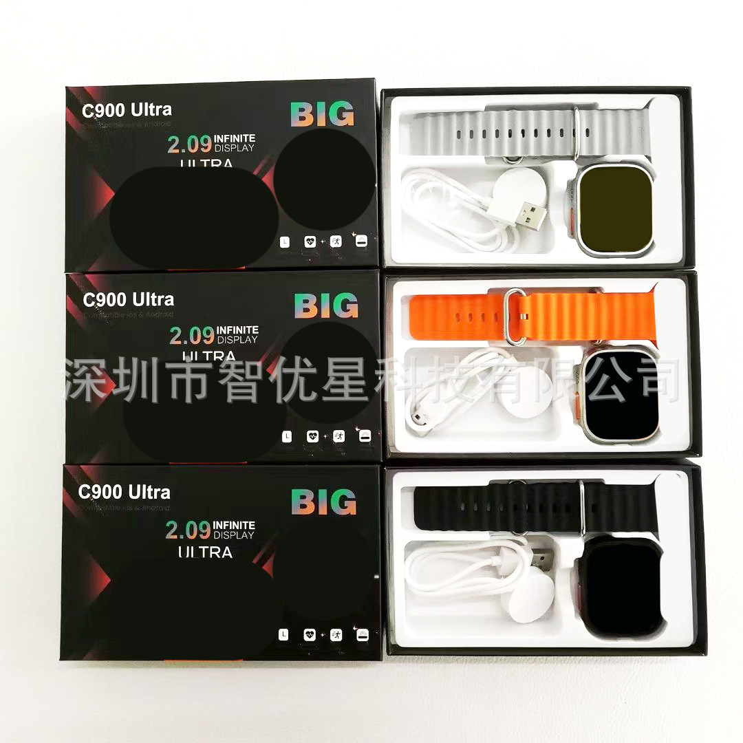 c900ultra智能手表华强北s8蓝牙通话跨境外贸T800ultra智能手表|ru