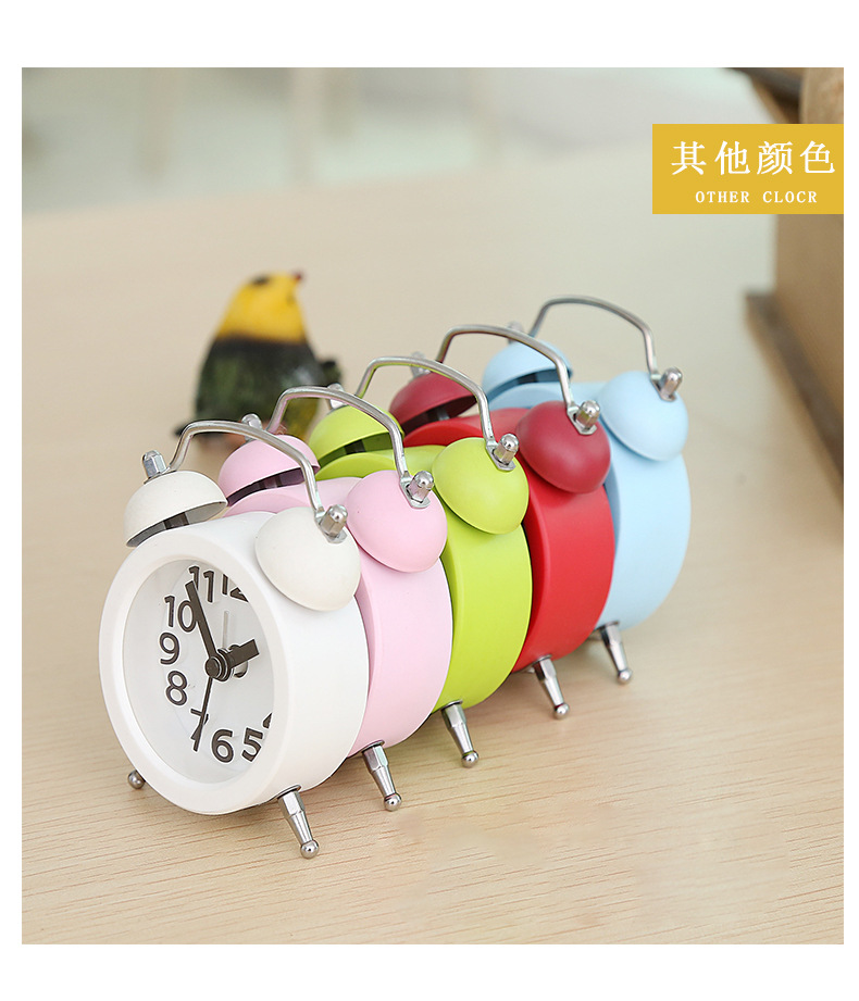 Directo de fábrica simple mini despertador lindo Internet celebridad dormitorio estudiante niños reloj despertador creativo