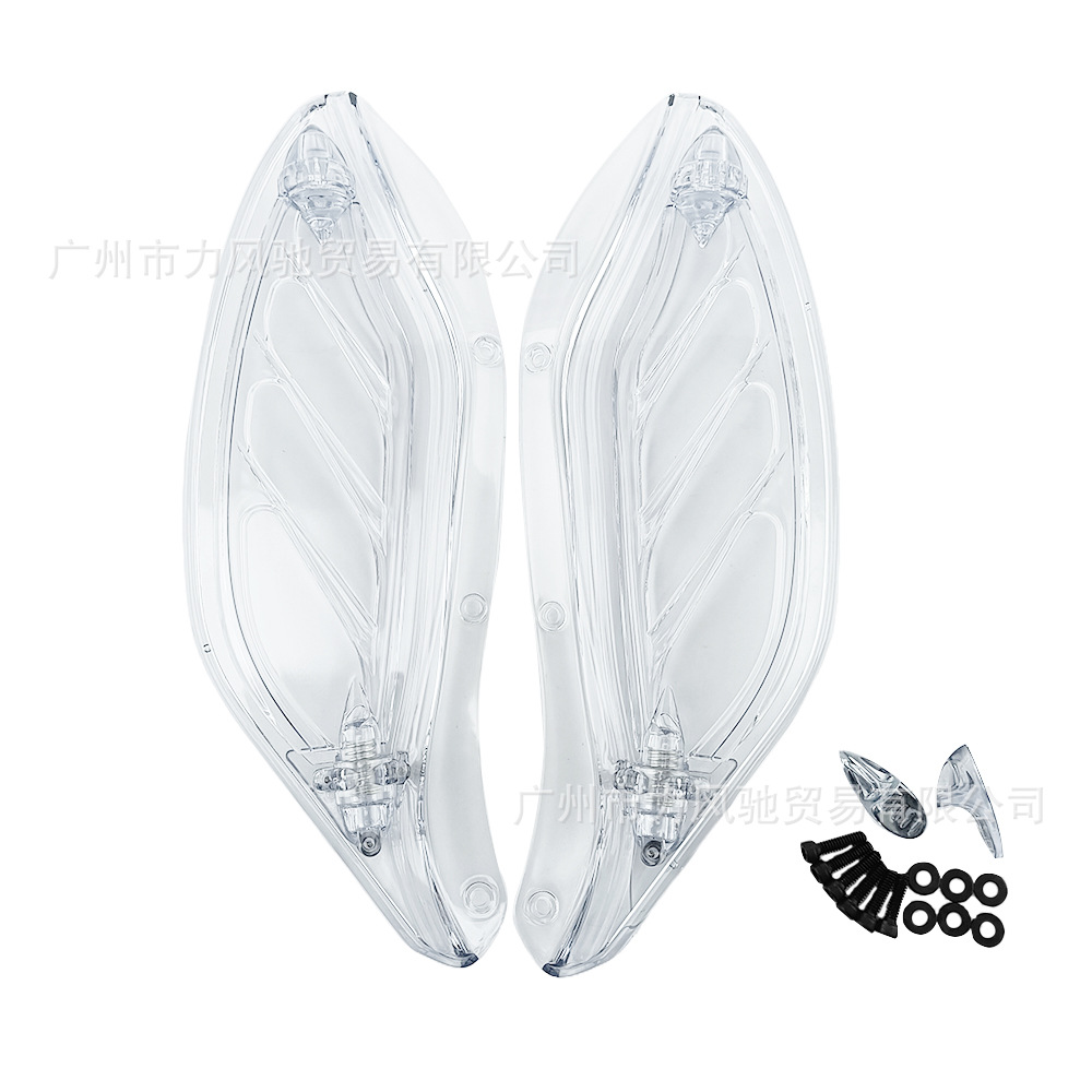 Es adecuado para el parabrisas izquierdo y derecho de la cubierta de la ventana lateral ajustable de la motocicleta Harley Gliding 97 - 13