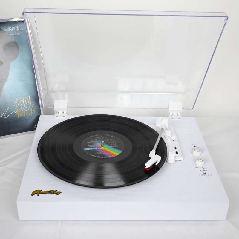 黒ゴムレコード機LPレトロbluetoothオーディオ現代旧式蓄音機レコード機盤圧電レコードヘッドレトロ|undefined