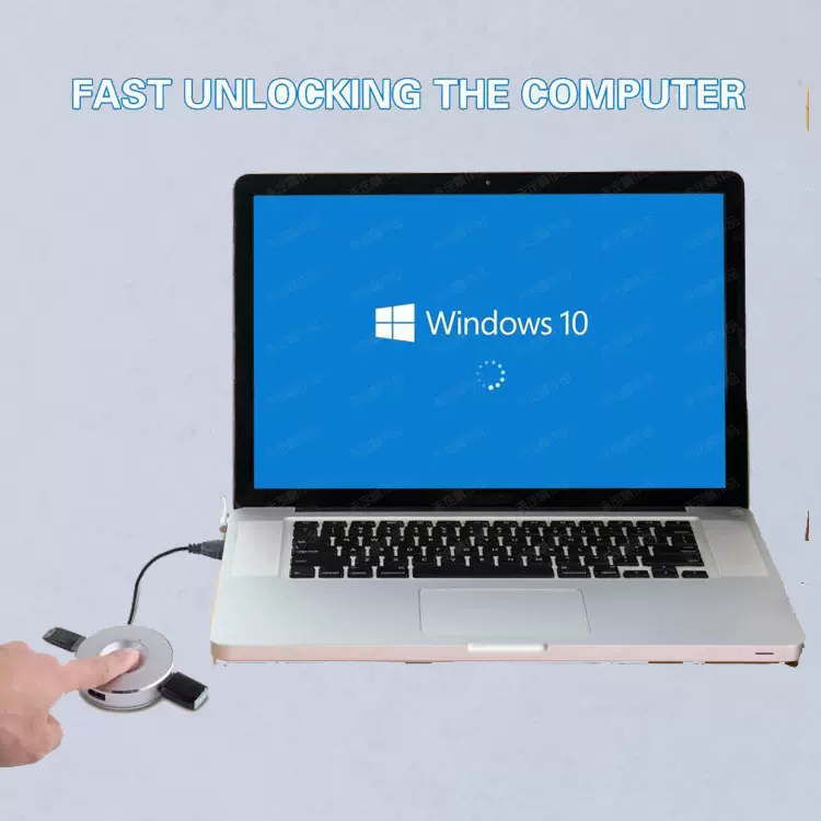 电脑USB指纹识别器Windows系统登录集线器一体机密码锁指纹解锁