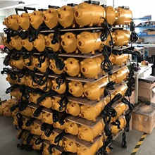 大型救灾充气帐篷气柱气模大功率铜线高压充气泵婚宴棚子