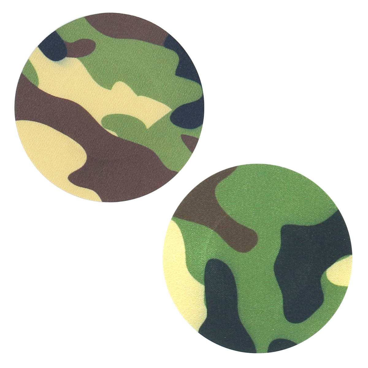 새틴 그린 위장 라운드