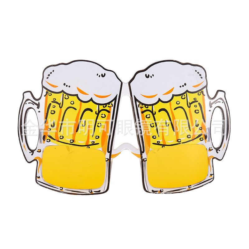 Lentes Divertidos con Forma de Tarro de Cerveza de ABS Decorativo para Fiesta de Cerveza y Bar