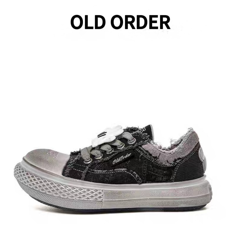 OLD  ORDER 大头鞋丑萌联名大头春季平底批发女百搭小白鞋板鞋|undefined