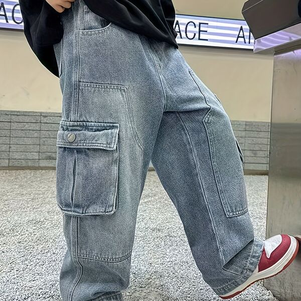 Demi-season jeans for boys