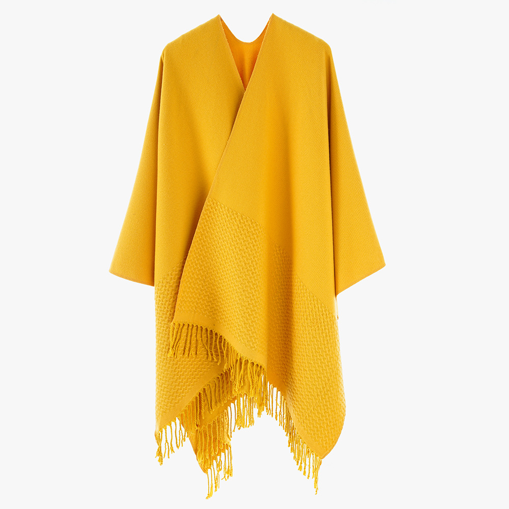 2025 hilo de núcleo de otoño y invierno nuevo estilo retro de diseño de chal a rejilla sensación de nicho perezoso abrigo de viento mujer