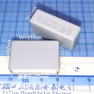 105 310V X2 1uf P 27mm VISHAY 3362 MKP BFC233620105 inlet capacitance