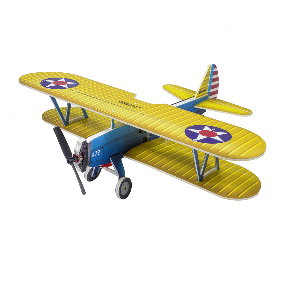 航模遥控小飞机450mm PT-17 超小迷你固定翼飞机 KIT玩具 PP板F3P