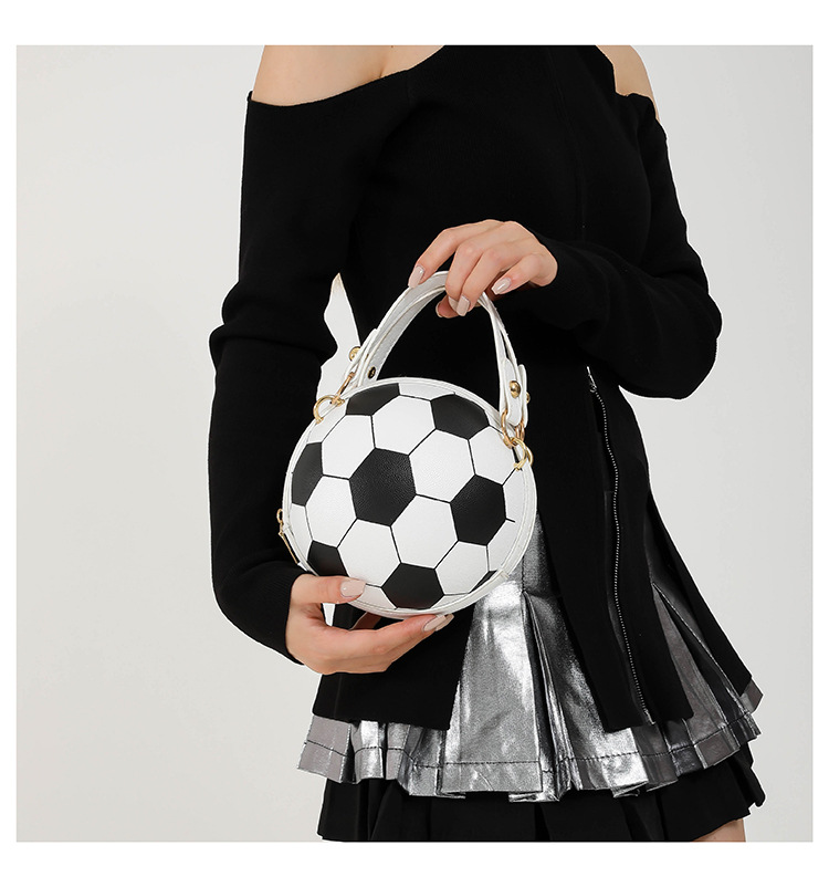 Cross-border bags, women's Instagram personalized basketball bags, new versatile single-shoulder crossbody bags, Korean-style small round bags for women undefined