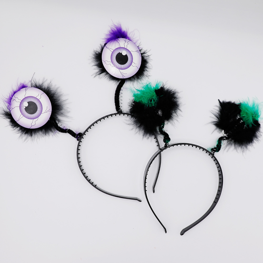 Ojos grandes, diadema de Halloween, fiesta, decoración exagerada, festival de fantasmas de primavera, mascarada, ambiente de terror, accesorios transfronterizos